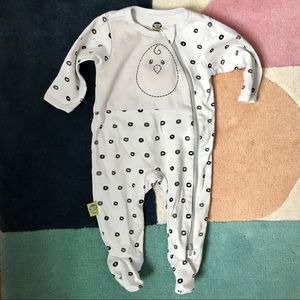 Nested Bean Zen footie PJ size 3-6 months